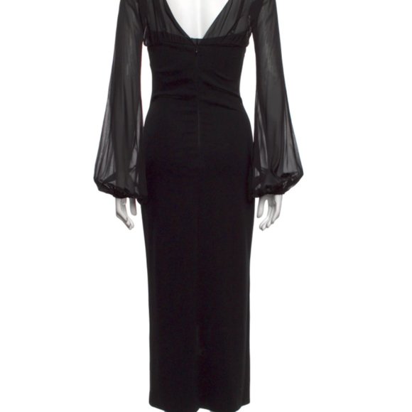 Dolce & Gabbana 2000s Collection Black Evening Gown Size M, 6/8, IT 44 - Picture 3 of 8